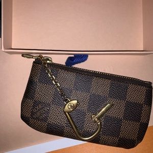 Louis Vuitton Damier Ebene Key Pouch - Authentic